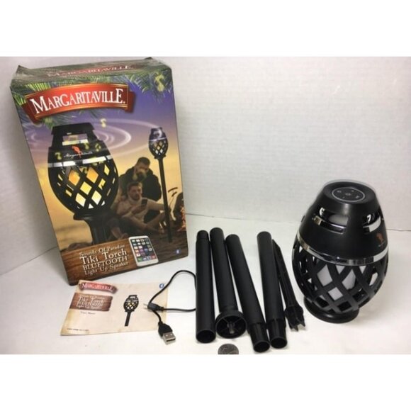 New Tiki Torch - Waterproof Bluetooth Speaker, Portable Party Speaker - Picture 2 of 2